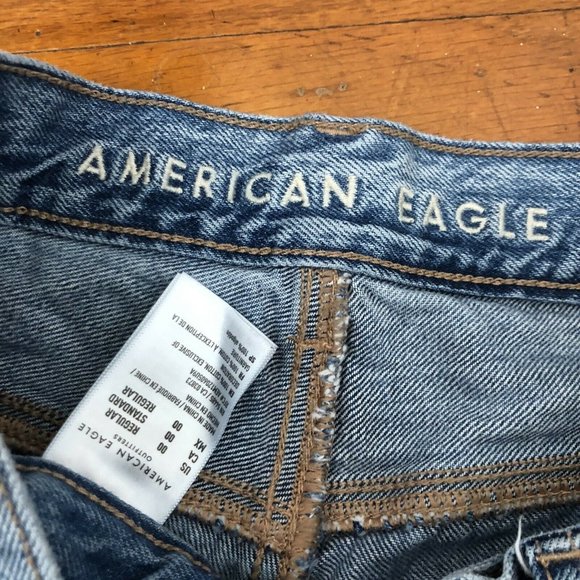 American Eagle Highest Rise Mom Jeans Size 00 - Picture 8 of 12